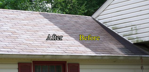 How to Power Wash Roof Shingles 